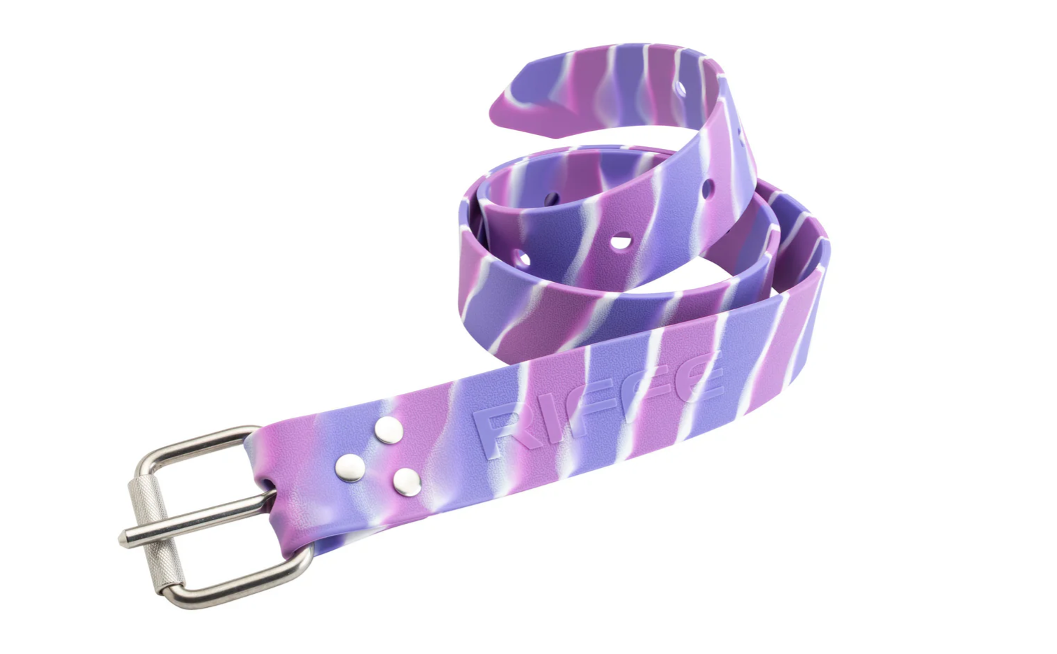 RIFFE Silicone Weight Belt w/ Marseilles Buckle - Cosmic Purple