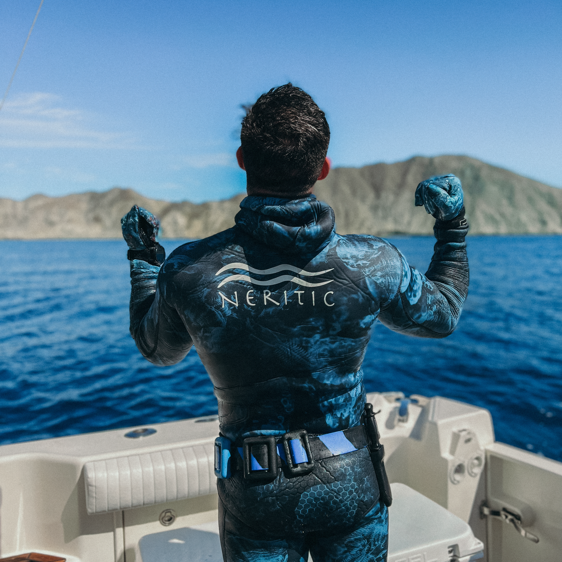 2mm Men Open Cell Wetsuit (Blue Trilobite Camo)