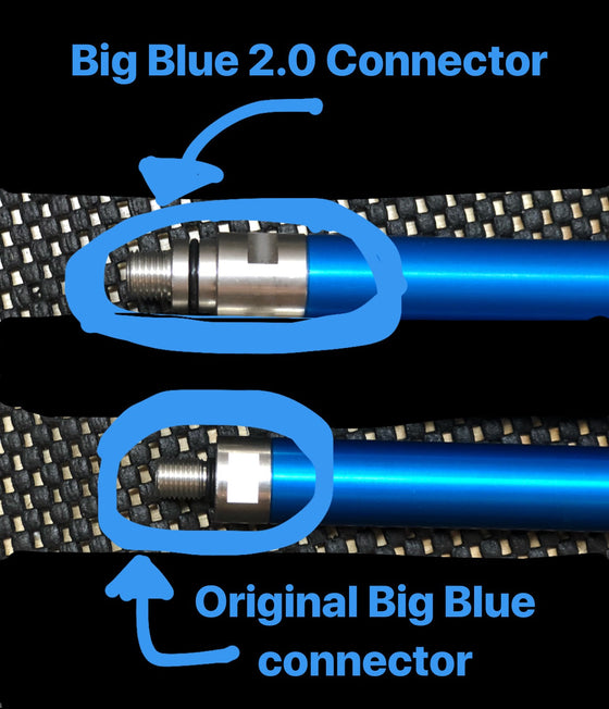 8 ft Big Blue 2.0" Polespear Package