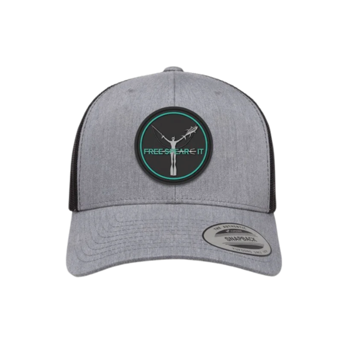 Free Spear-It PVC Logo Snap-Back Hat