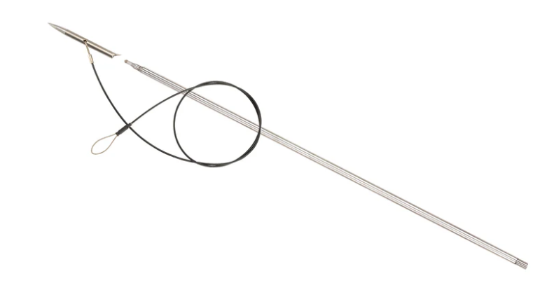 Mini Single Fin Pole Spear Slip Tip Assembly - 5/16" (8mm) - Mamba + Mamba Roller