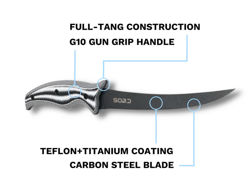 SORD 6" Fillet Knife - Flexy