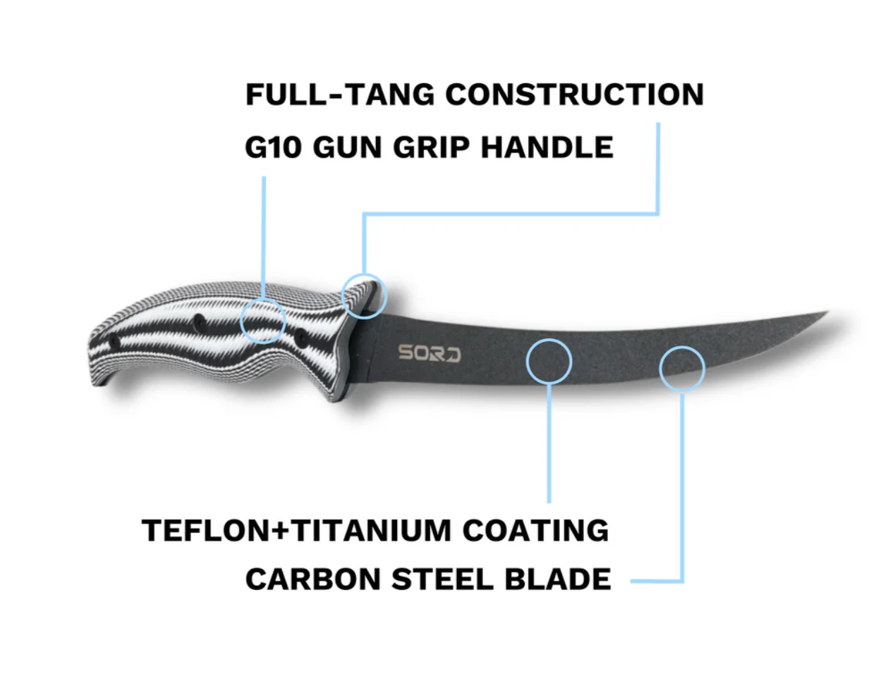 SORD 6" Fillet Knife - Flexy