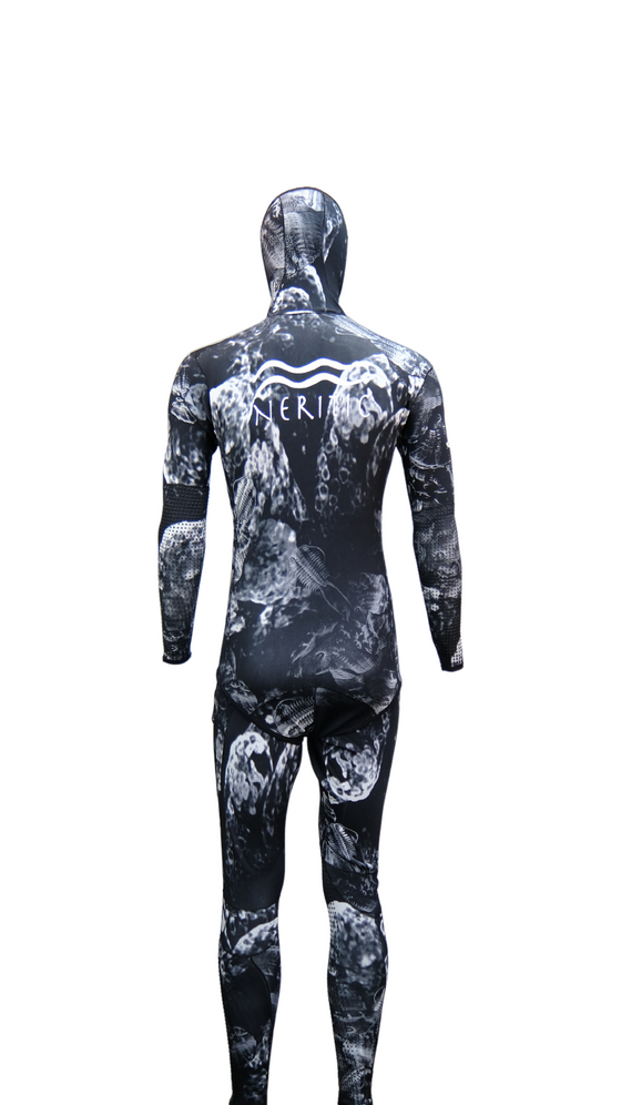 2mm Mens Open Cell Wetsuit (Black Trilobite Camo)