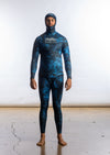 3mm Men's Titanium Lined Blue Camo Wetsuit