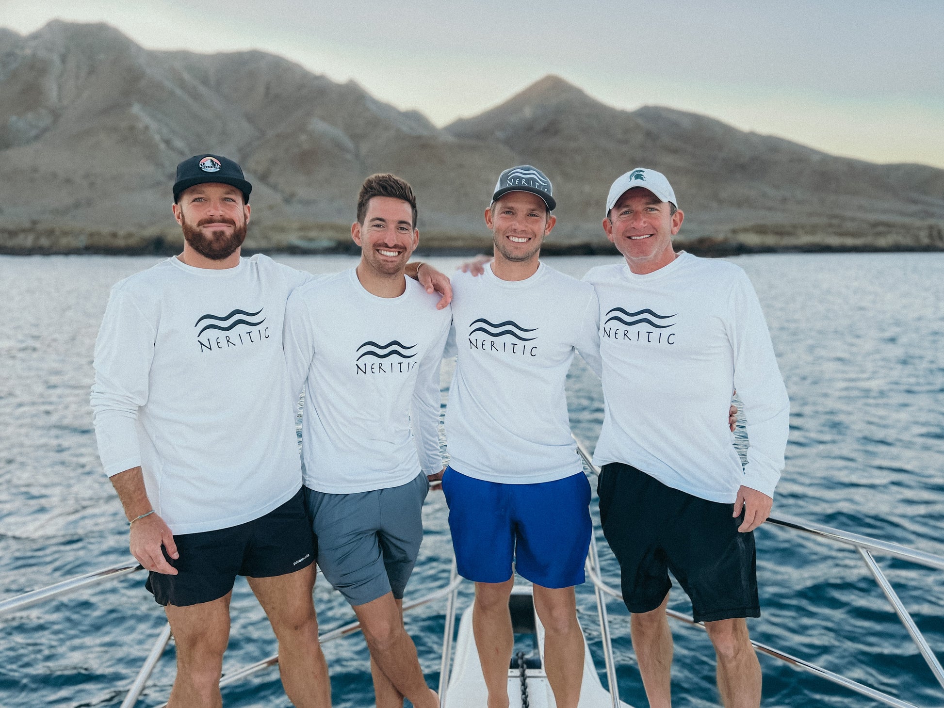 White Neritic Diving Cubera Long Sleeve Tee