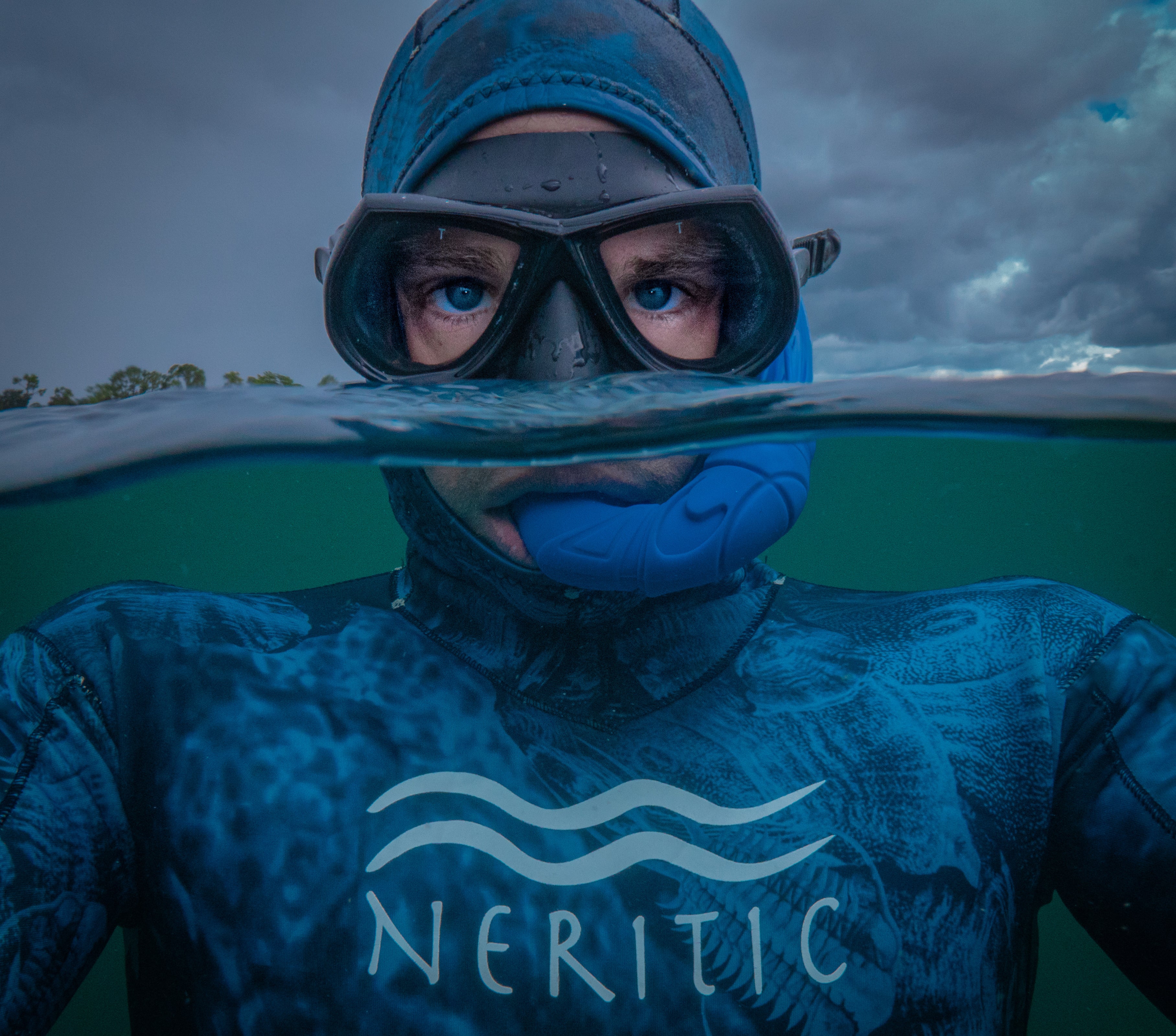 3mm Open Cell Wetsuit - Blue Trilobite Camo – Neritic Diving